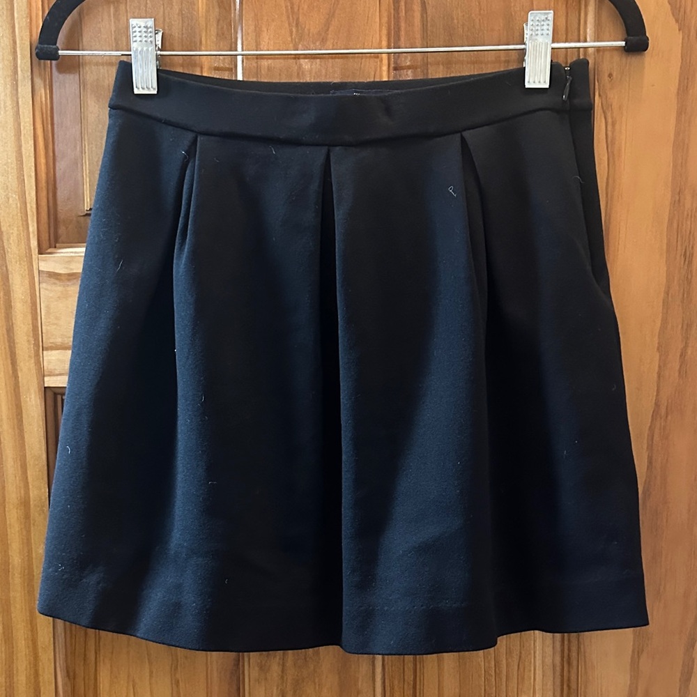 Madewell Black A-Line Skirt